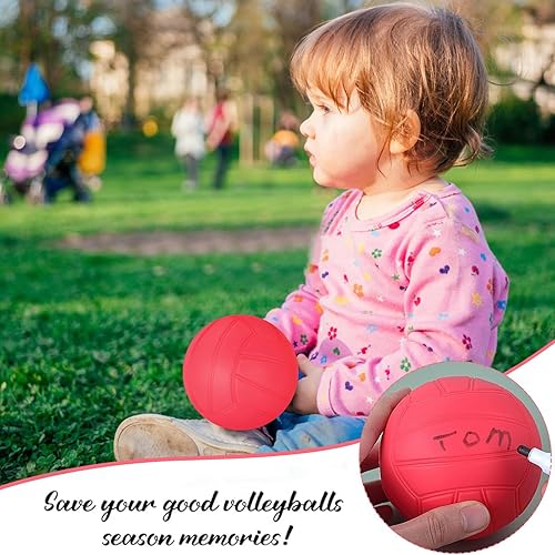 Miniatura 2 de 1 mini pelotas de voleibol de 4 pulgadas, bolas de voleibol en miniatura, bolas de repuesto para juegos de voleibol, regalos para jugadores, equipo,