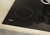 CANDY - Plaque Induction - 3 Zones de Cuisson dont 1 Double - Booster Max 3600W, Puissance Réglable, Commandes Groupées - 7200 W - Verre - Installation à Fleur, Bords Droits - 59 x 52 x 6,2 cm - 5