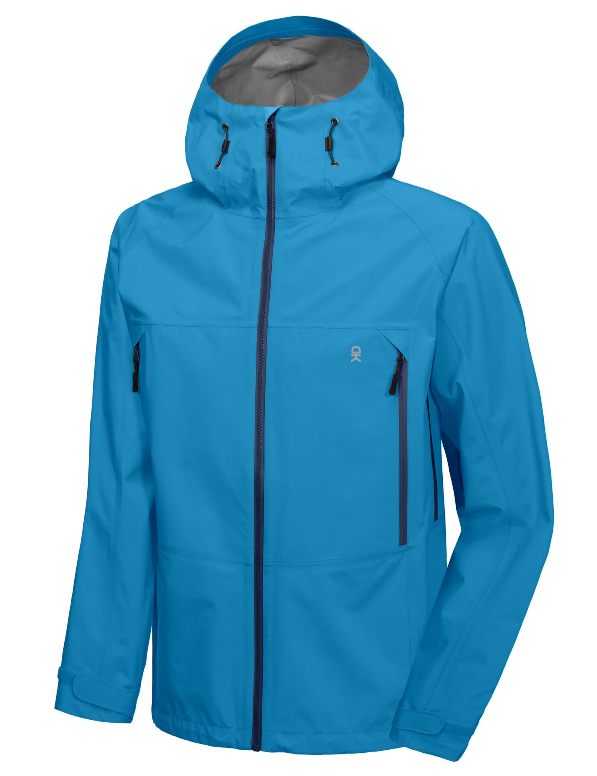 Little Donkey Andy Men's High-performance 3L Hard Shell Waterproof Rain Jacket Breathable Rain Gear for Hiking,Travelling