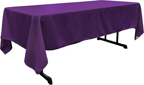 BalsaCircle Mantel rectangular de poliéster de 60 x 126 pulgadas para bodas, fiestas, eventos, cocina, comedor
