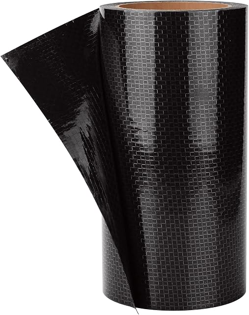 Rvhouse Underbelly RV Tape 8 x 33Ft Premium Belly Material Waterproof Wearing Resistant Repair Fabric Tape for Belly Tears Holes Cuts of Motorhome Trailer RV Camper (UT20310B1)