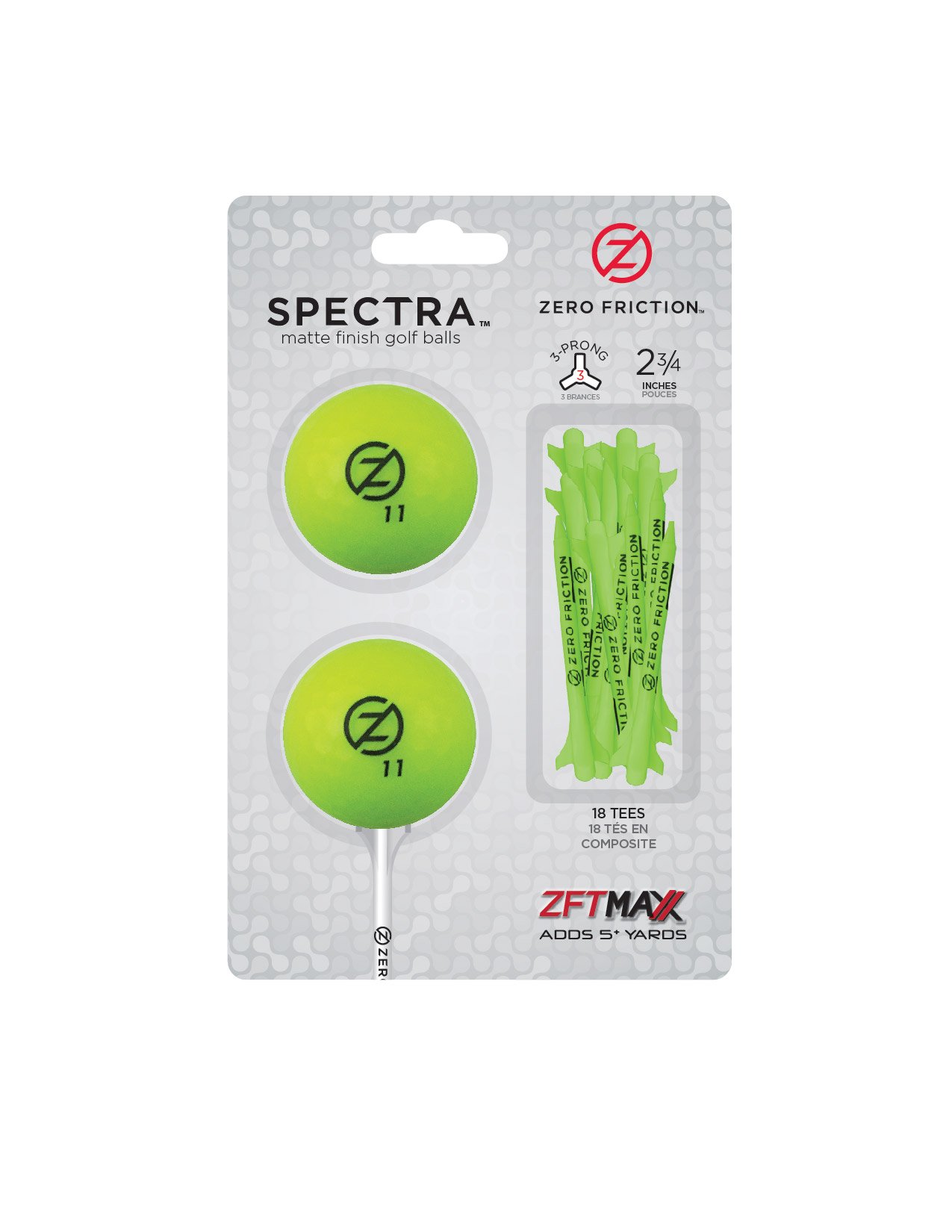 Zero FrictionSpectra 2 Ball/Tee Pack