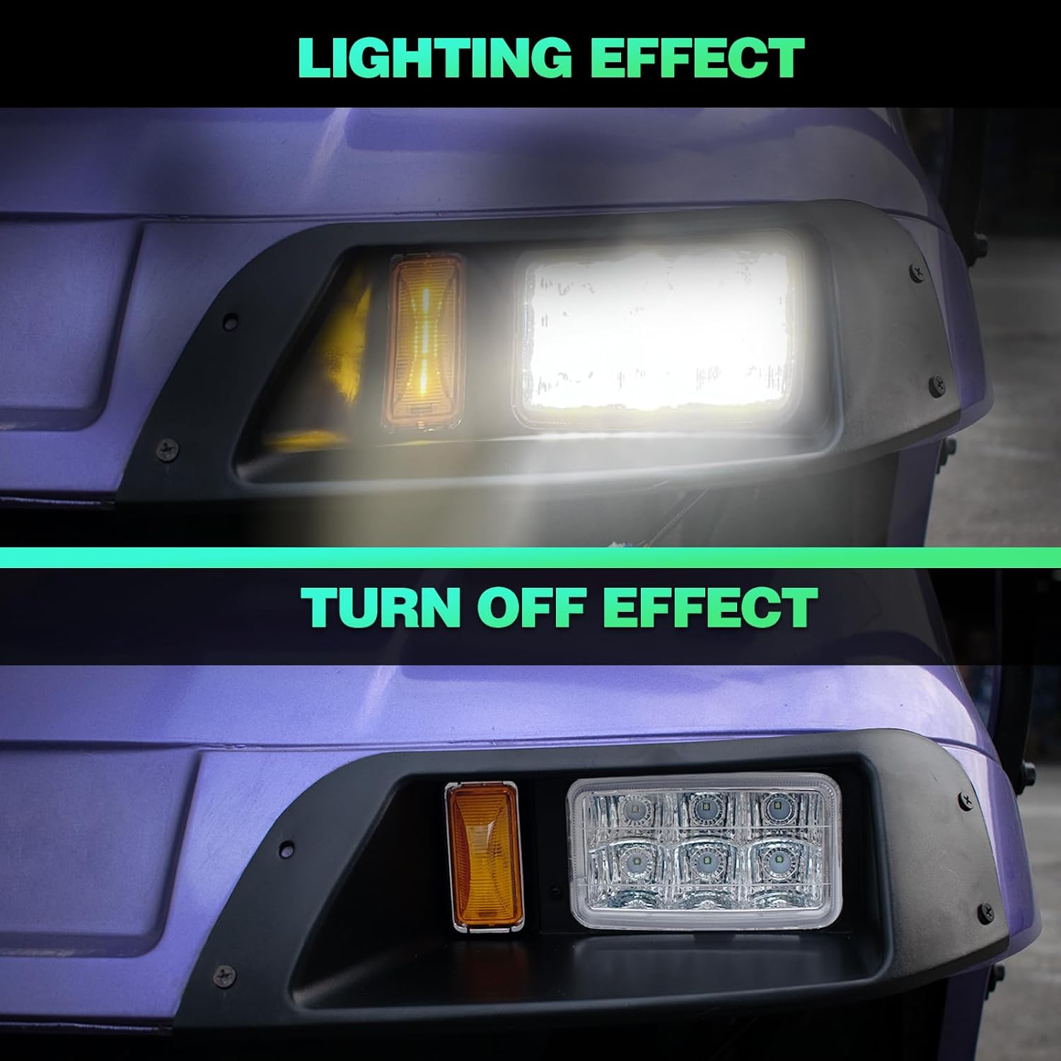 Golf Cart Light Kit for Golf Cart LED Light Kit Replacement