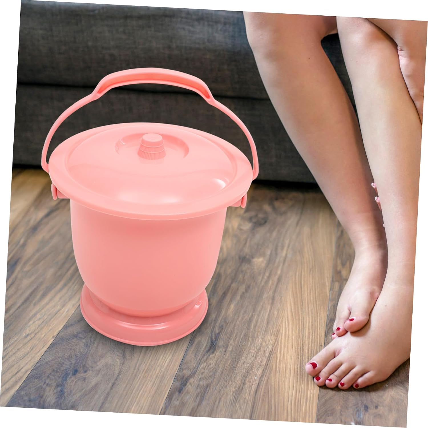 ORFOFE 2pcs Capacity Urine Pot Lightweight and Compact Portable Spittoon Emergency Toilet for Men