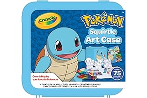 Crayola Pokémon Squirtle Coloring Art Case for Kids