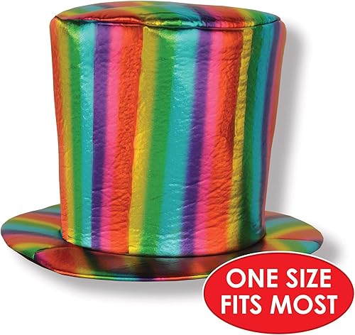 Miniatura 3 de Beistle Sombrero de tela arcoíris