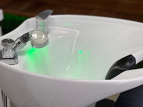 Miniatura 5 de Cabezal rociador LED profesional Socila: cambio de color automático, alta presión y filtración de agua para tazón de champú