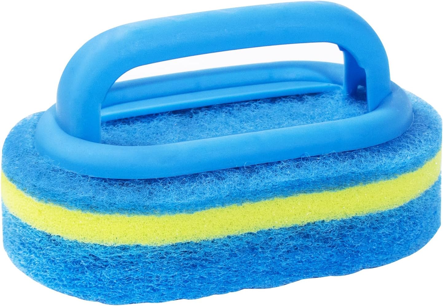 3 Layers Thick Handheld Pool Scrub Brush, Clean Pool Tile