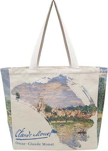 Bolsa de lona estética para mujer, bonitas bolsas de mano con cremallera, bolsa grande de lona para ir de compras, regalo de playa