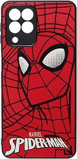 جراب حماية خلفي بلاستيكي مزين بطبعة ثلاثية الأبعاد مضاد للصدمات مصمم بحافة بارزة لحماية عدسة الكاميرا لموبايل سامسونج جالاكسي M53 شبكة الجيل الخامس 5G من بوتر - متعدد الألوان