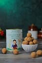 Dhrona Jowar Laddu with Jaggery & Pure Ghee | Sorghum Millet Ladoo with Almonds & Walnuts | High Protein & Fibre, Gluten Free | No White Sugar, No Preservatives | Healthy Millet Laddu (200g) gallery image