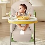 Baby Dining Chair Cover | PU Leather Dining Chair Cushions | High Chair Cushion Cover, Comfortable Multifunctional Seat Cover for Peg Perego, Kosmic Jané, Baoneo, Siesta Zero3