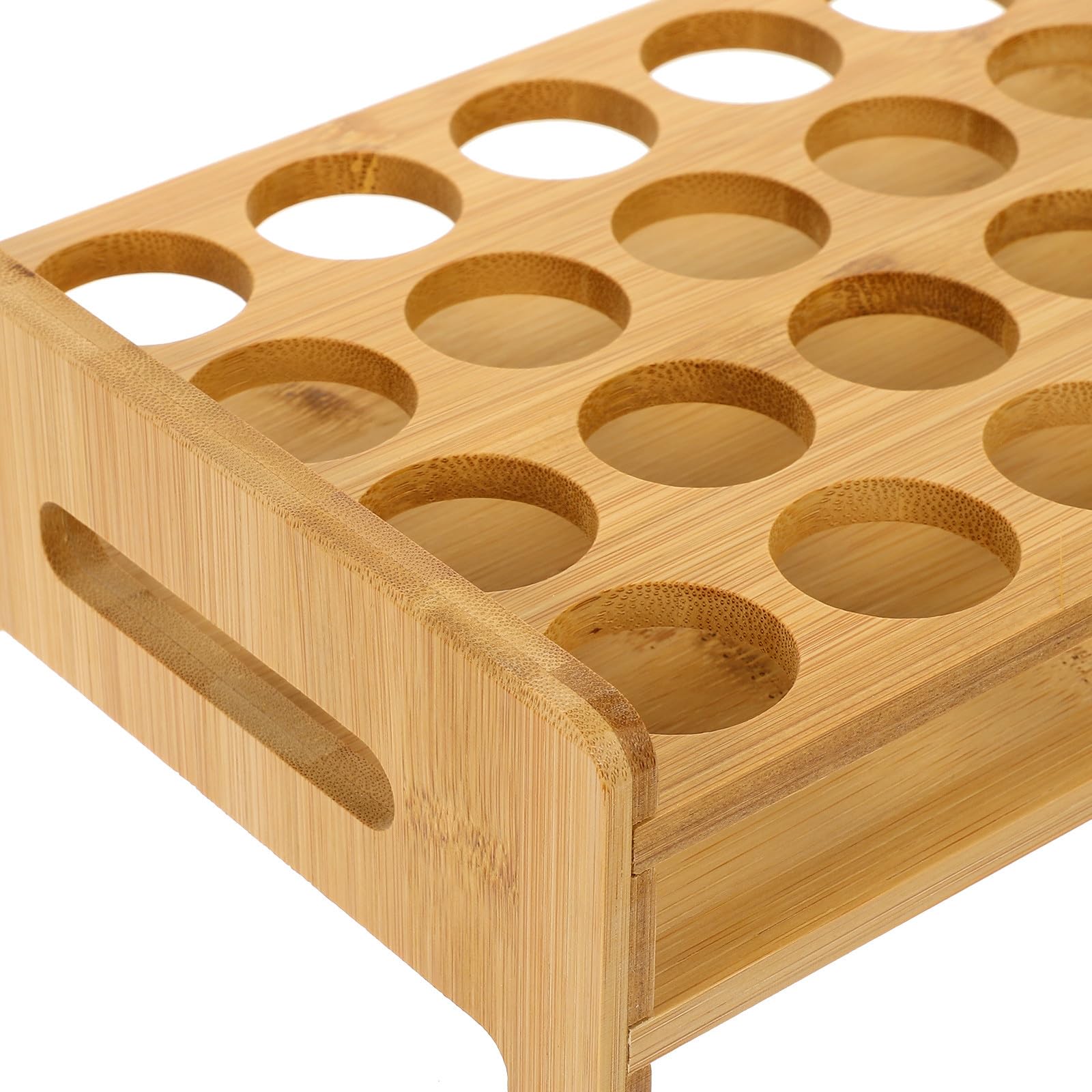 BESPORTBLE Présentoir Pour Verres À Shot Plateau De Service Pour Whisky Et Brandy Support D’Affichage Pour Verres À Shot Organisateur Compact Pour Bar Et Maison 25.70 X 16.10 X 6.50 Cm