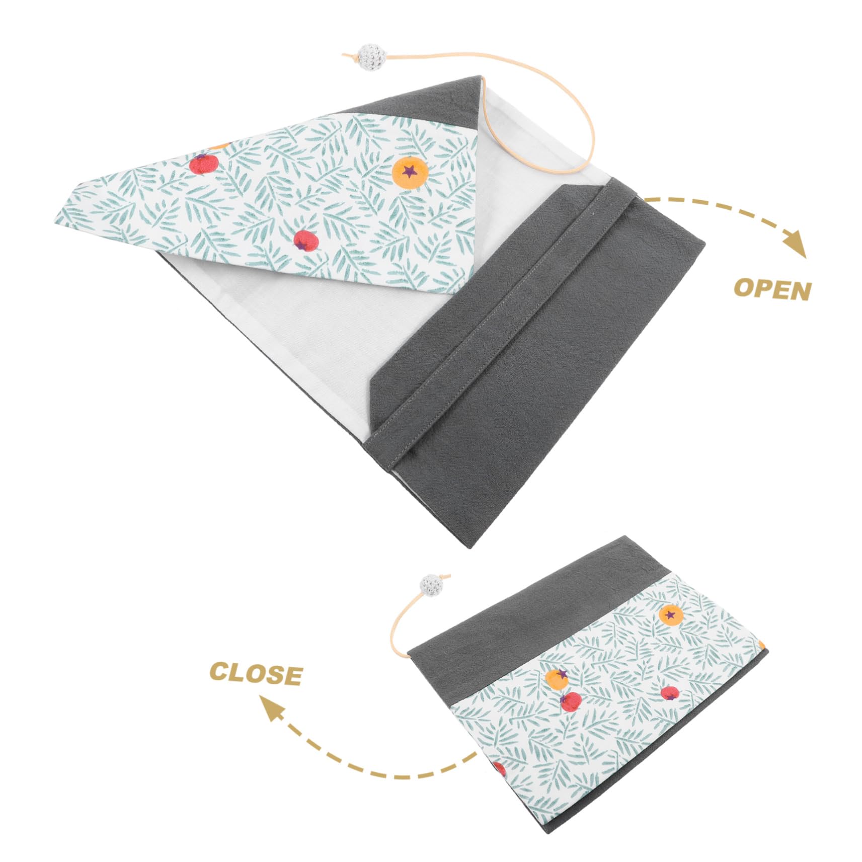 Lurrose 3pièces Couverture Tissu Pratique Pour Housse Décorative Réutilisable Pour Avec Motifs Et Élégants
