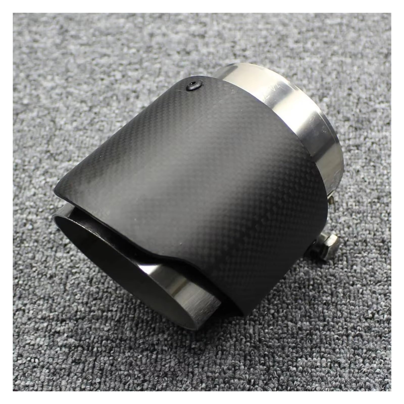 Cola de escape para personalizar el coche con silenciador de carbono mate 6