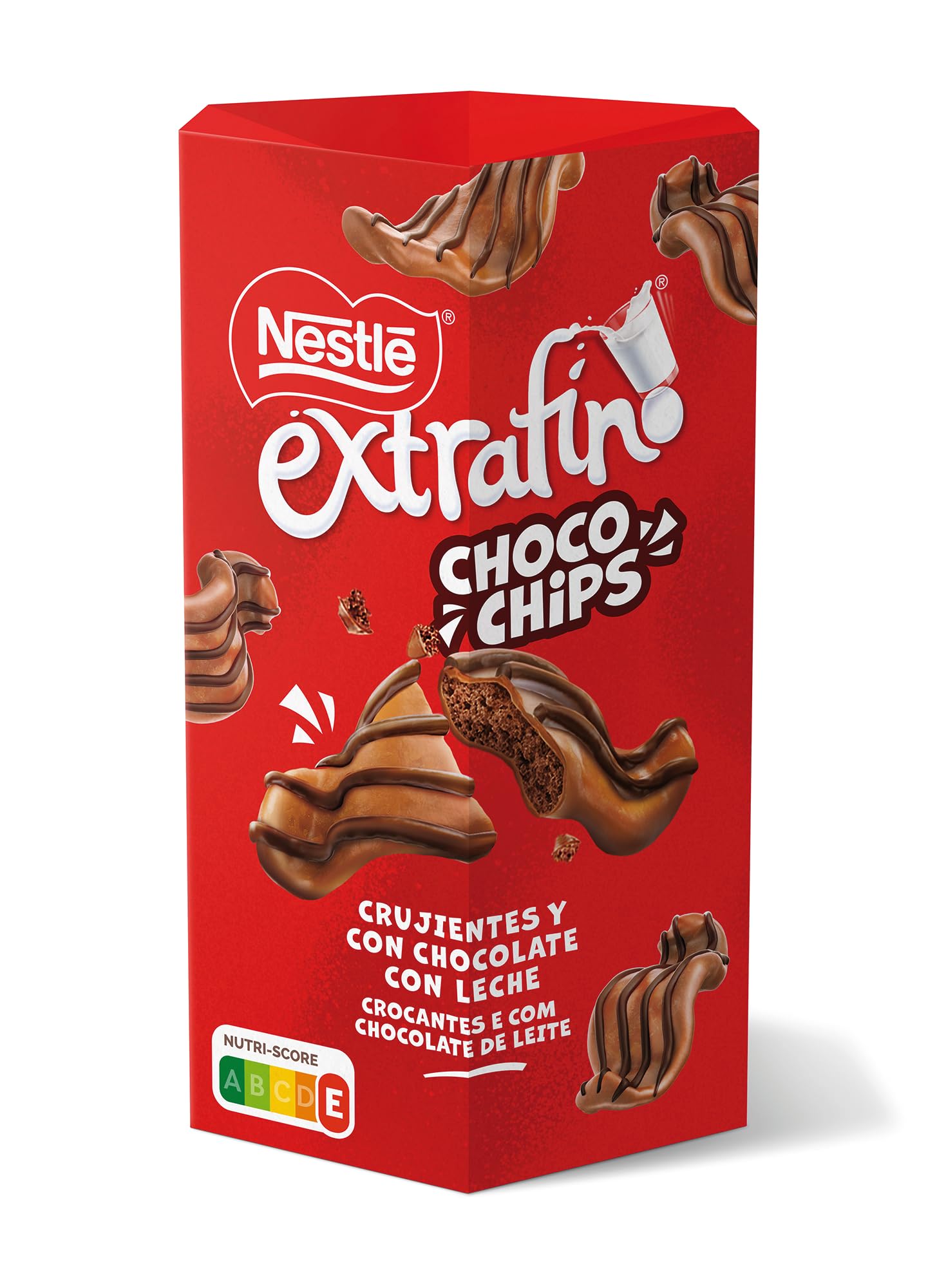 NESTLÉ EXTRAFINO Choco Chips, Chips de cereales recubierto de chocolate 15x115g