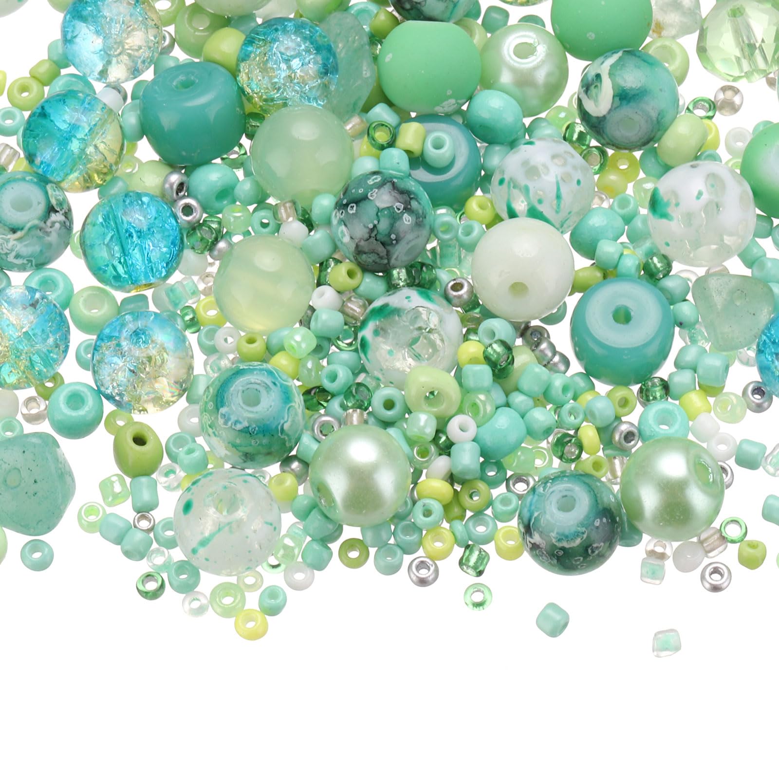 PATIKIL 2-8mm Assorted Glass Resin Beads