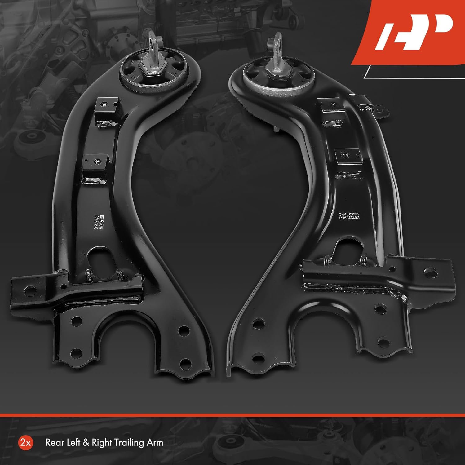 A-Premium 2 x Rear Suspension Trailing Arm Compatible with Hyundai Santa Fe 2013-2014, AWD Only