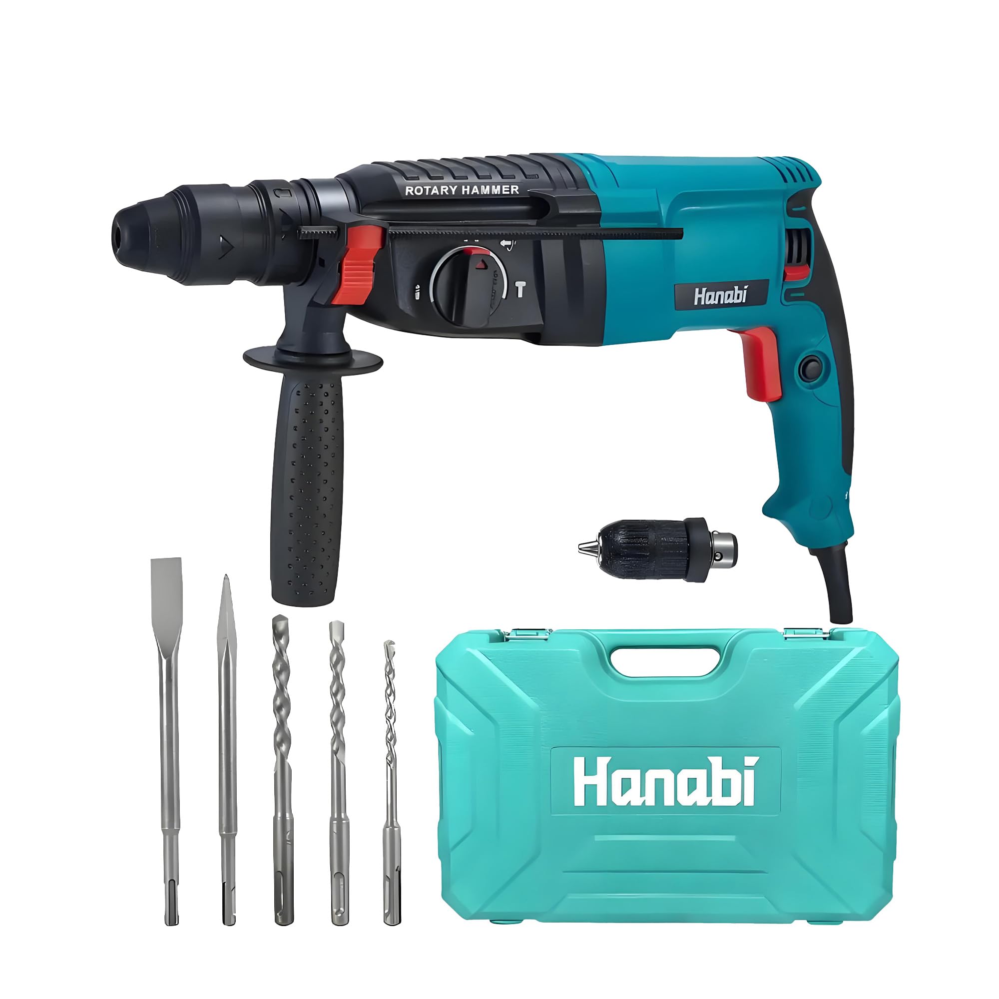 Hanabi Martelete Furadeira Impacto Perfurador Máquinas Furar Elétricas 110V | SDS Plus