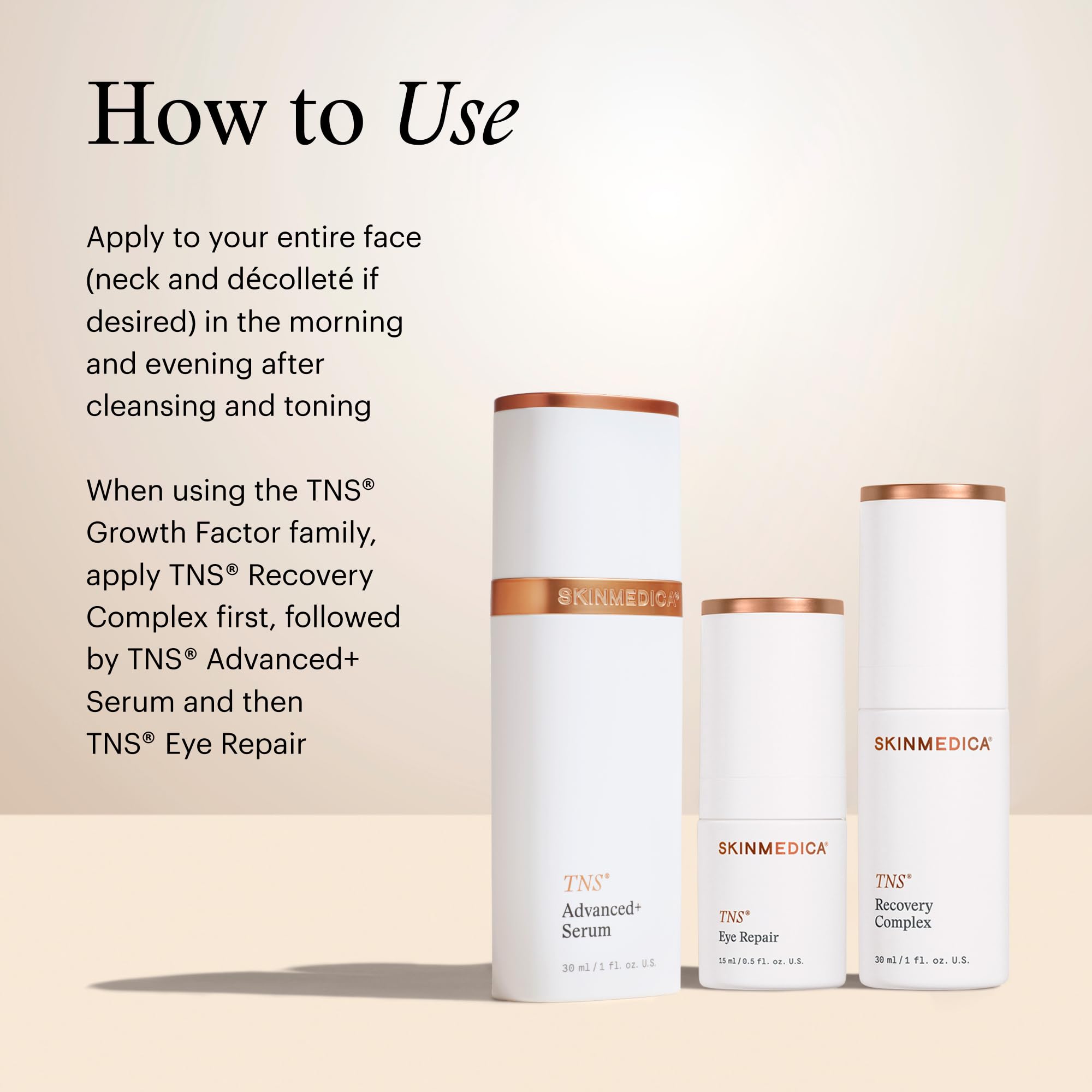 SkinMedica TNS Recovery Complex - Fibroblast-Derived Skincare Technology Containing Exosomes and Growth Factors to Visibly Improve Fine Lines, Wrinkles, NEW PACKAGING, 1 Oz