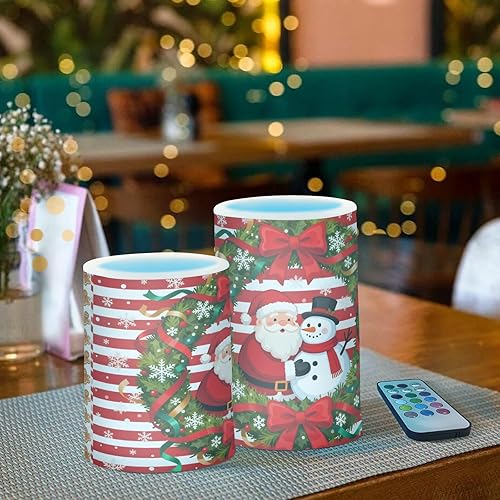 Vista 180 de Velas parpadeantes sin llama, velas LED moradas de mariposa lavanda con temporizador remoto, juego de 2 velas a pilas para San Valentín, boda