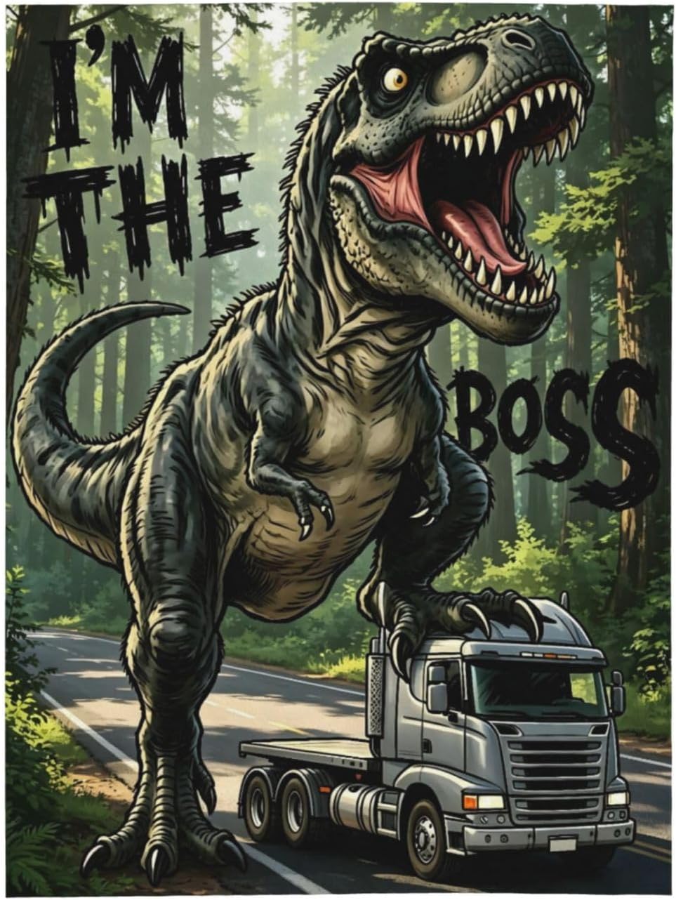 T-Rex Dinosaur Blankets for Kids Boys Girls 60"x50"