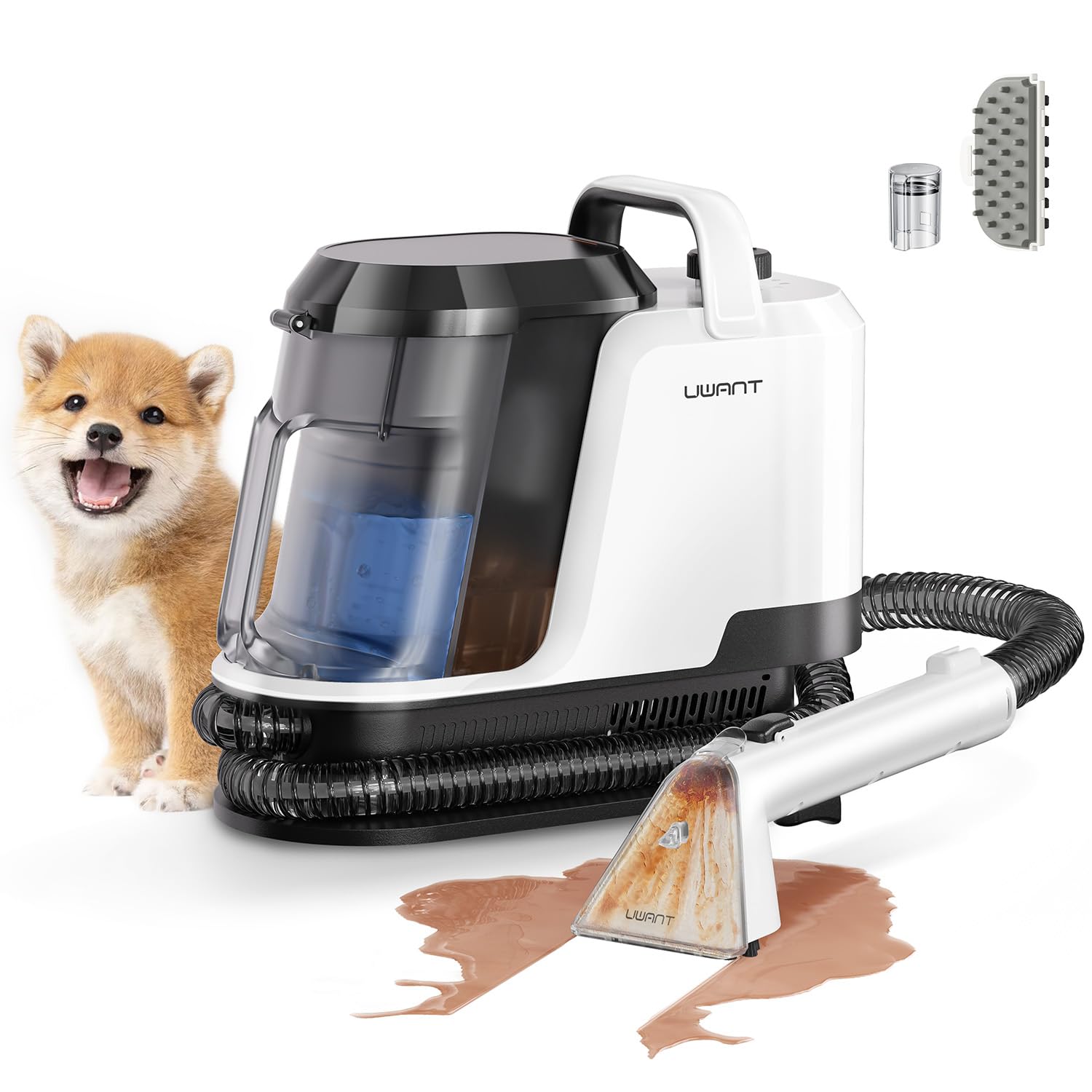 リンサークリーナー カーペットクリーナー 強力吸引力 大容量水タンク