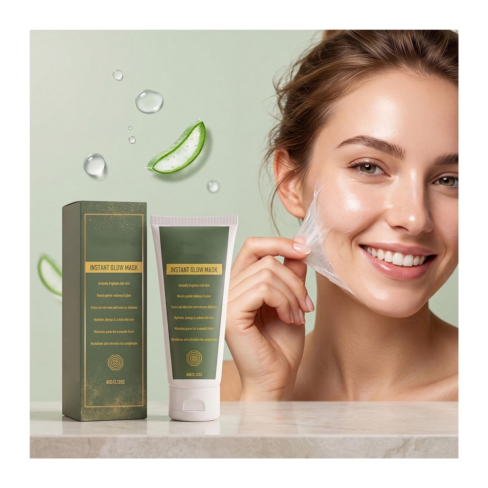 Mascarilla exfoliante iluminadora de 60 g