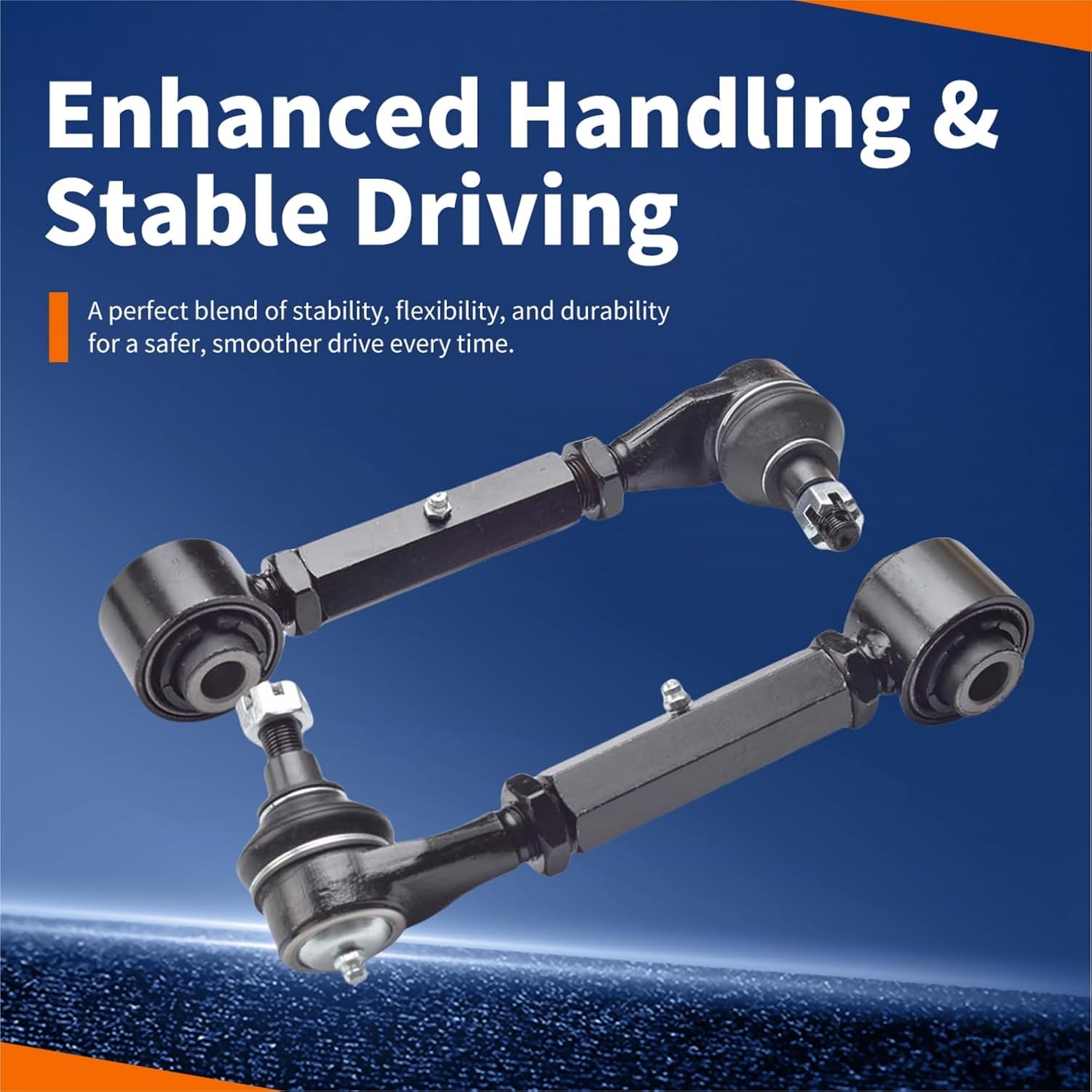 Rear Upper Control Arm Kit Compatible with 2005-2010 Honda Odyssey & 2011-2017 Honda Odyssey (EX, EX-L, LX, Touring; Excludes Touring Elite & SE) | Replace# 52390SHJA01, RK100121