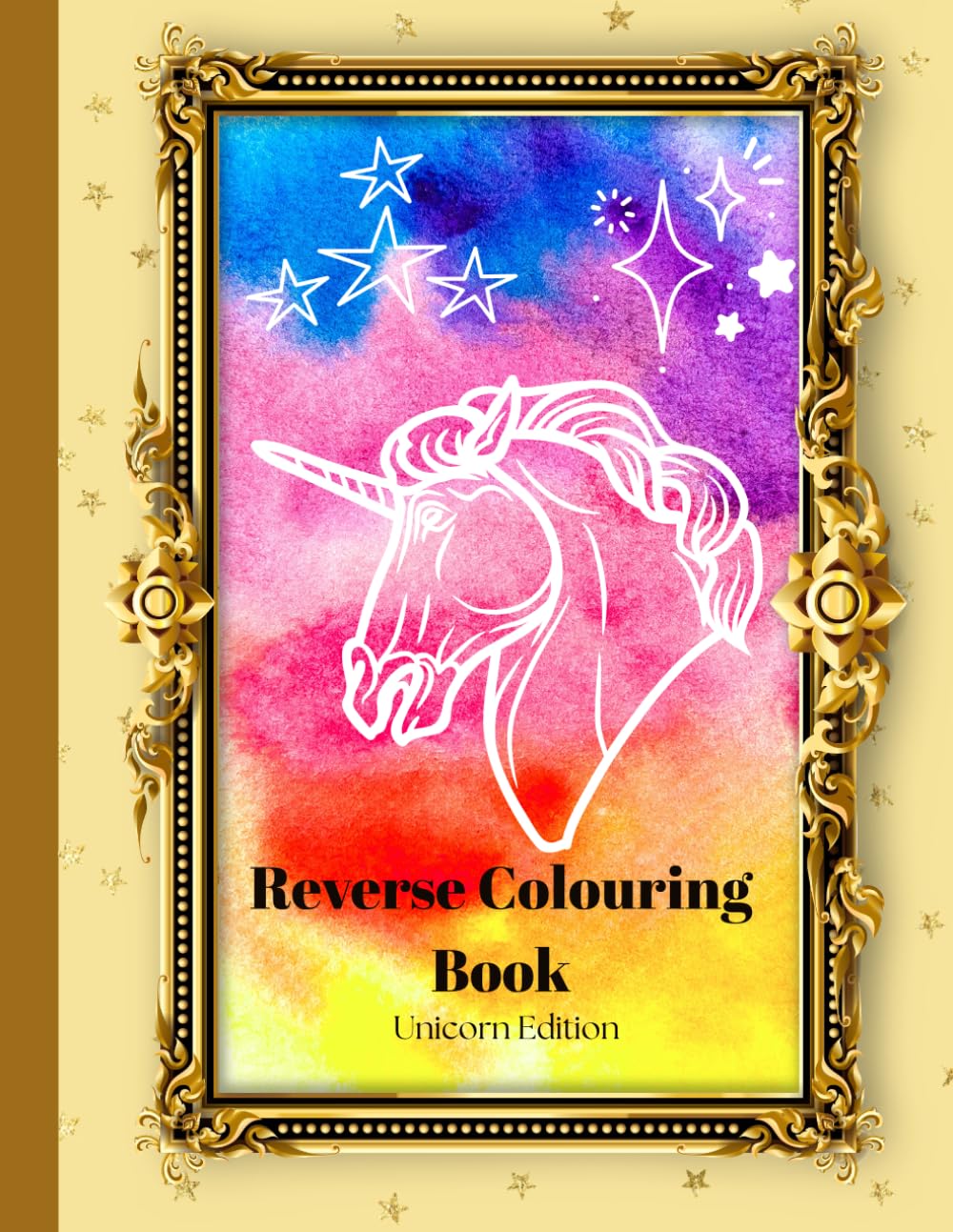 Reverse Colouring Unicorn Edition: Doodle the Outlines