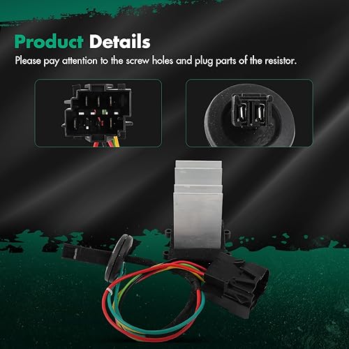 Miniatura 563 de SCITOO Resistencia de motor de ventilador HVAC para 2008-2013 para Chrysler 300/2008-2016 para Town & Country/2008-2010 para Dodge Charger/2008-2018