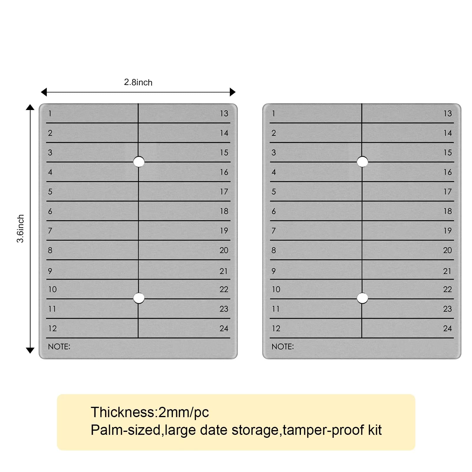 Crypto Wallet Cold Crypto Wallet Cold Storage 2 Stainless Secure Bitcoin  Cryptocurrency Fireproof Waterproof Protection,2 Plates : Amazon.com.au:  Stationery & Office Products