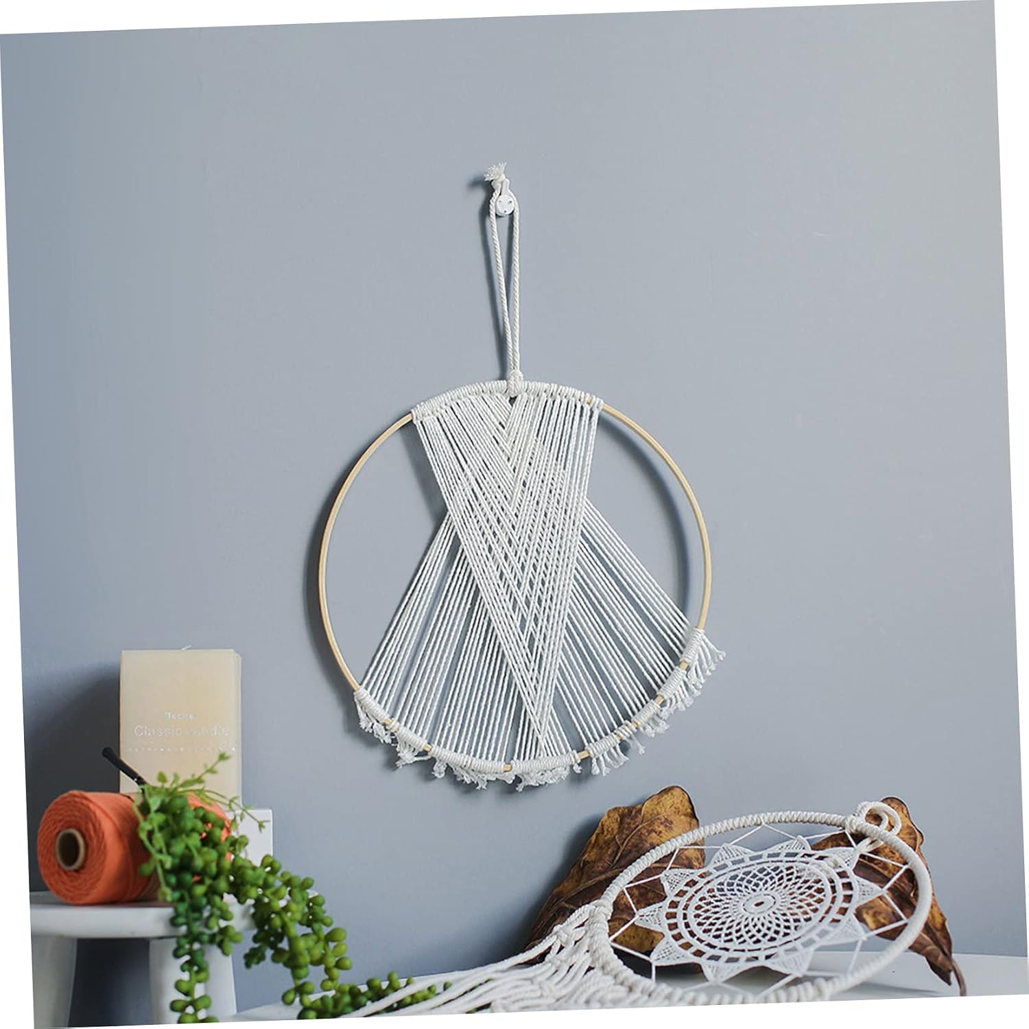 TOPPERFUN 12pcs Dream Catcher Rings DIY Craft Accessories for Handcrafted Wall Hangings Smooth Frame for Mandalas Wind Chimes and Embroidery Projects