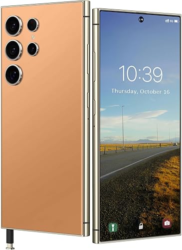 I24 Ultra 5G - Teléfono inteligente desbloqueado, bolígrafo integrado, batería de 6800 mAh, pantalla HD de 6.8 pulgadas, Android 13, 8 GB de RAM +