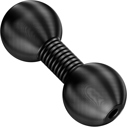 brcovan aluminum alloy 1 ball to 1 ball adapter compatible with ram mounts brcovan b size double socket arm