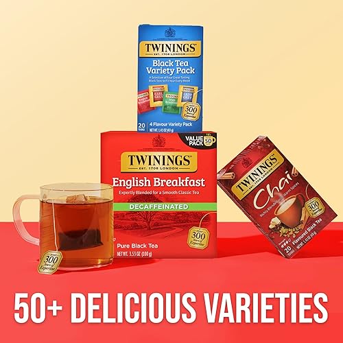 Vista 421 de Twinings, Pure Green Tea - Té verde con sabor suave y aroma atractivo con cafeína, disfruta caliente o helado, bolsas de té individuales