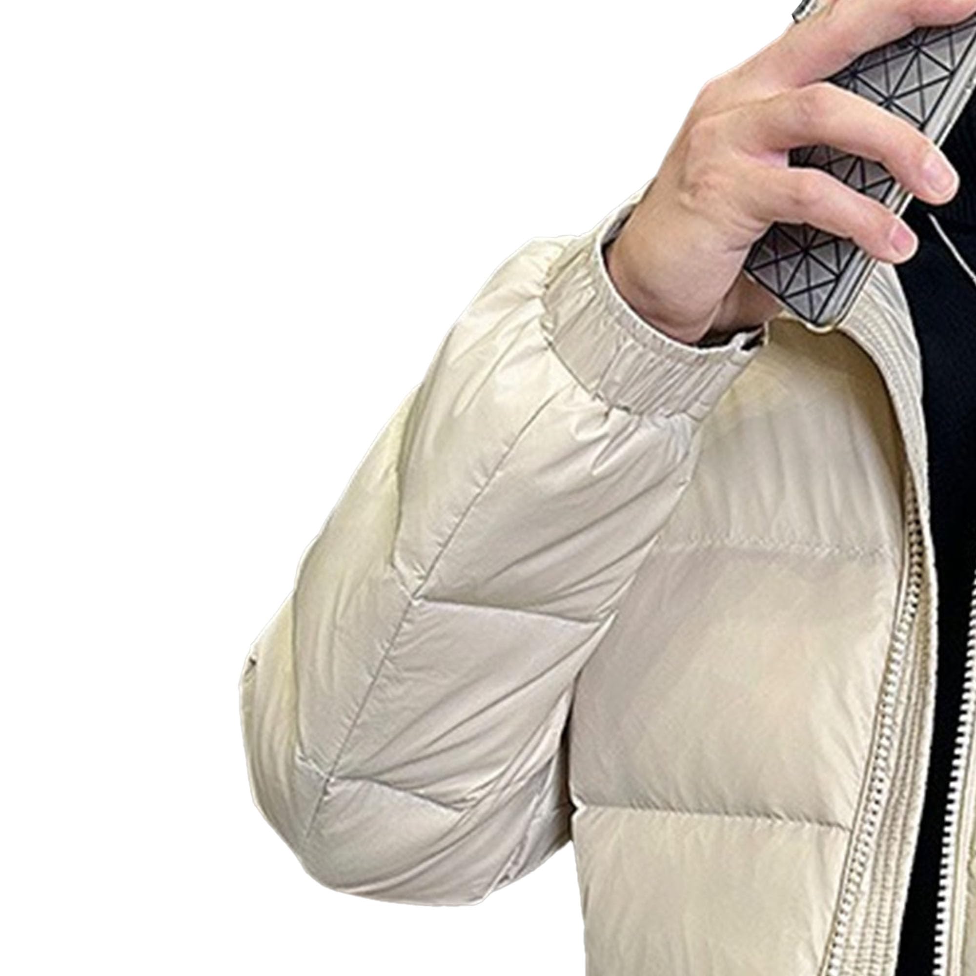 Piumino da uomo con cappuccio lucido termico da uomo impermeabile Parka Outerwear Down Coat Piumino con cappuccio da uomo