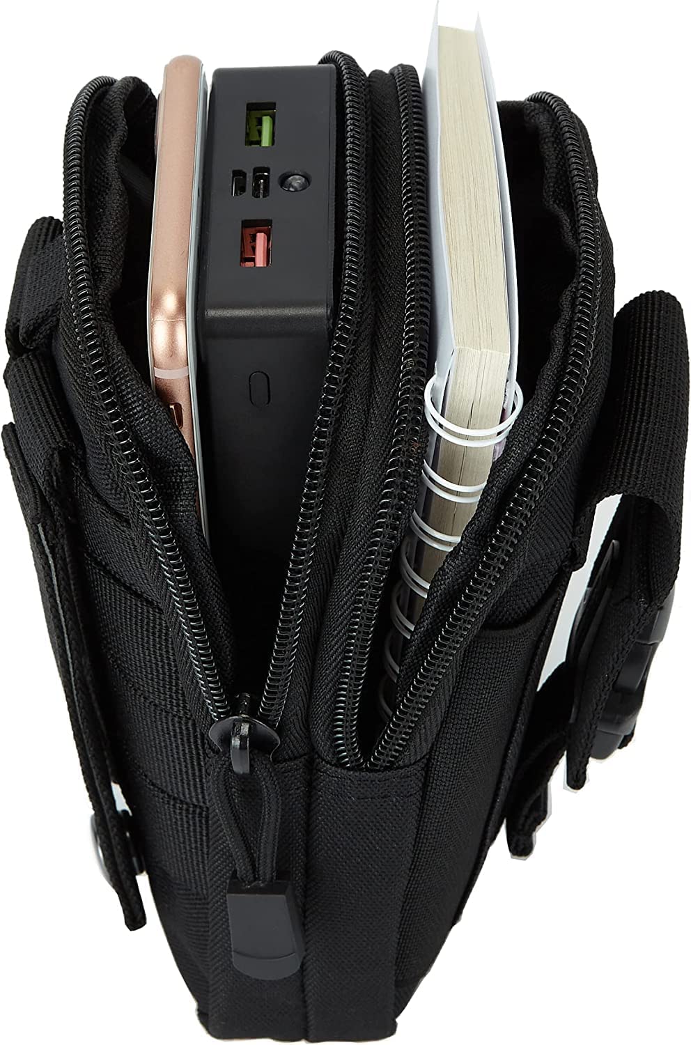 Gürteltasche Für Herren – Kompakte Handytasche Aus Nylon Mit Karabiner, Für Outdoor & Alltag