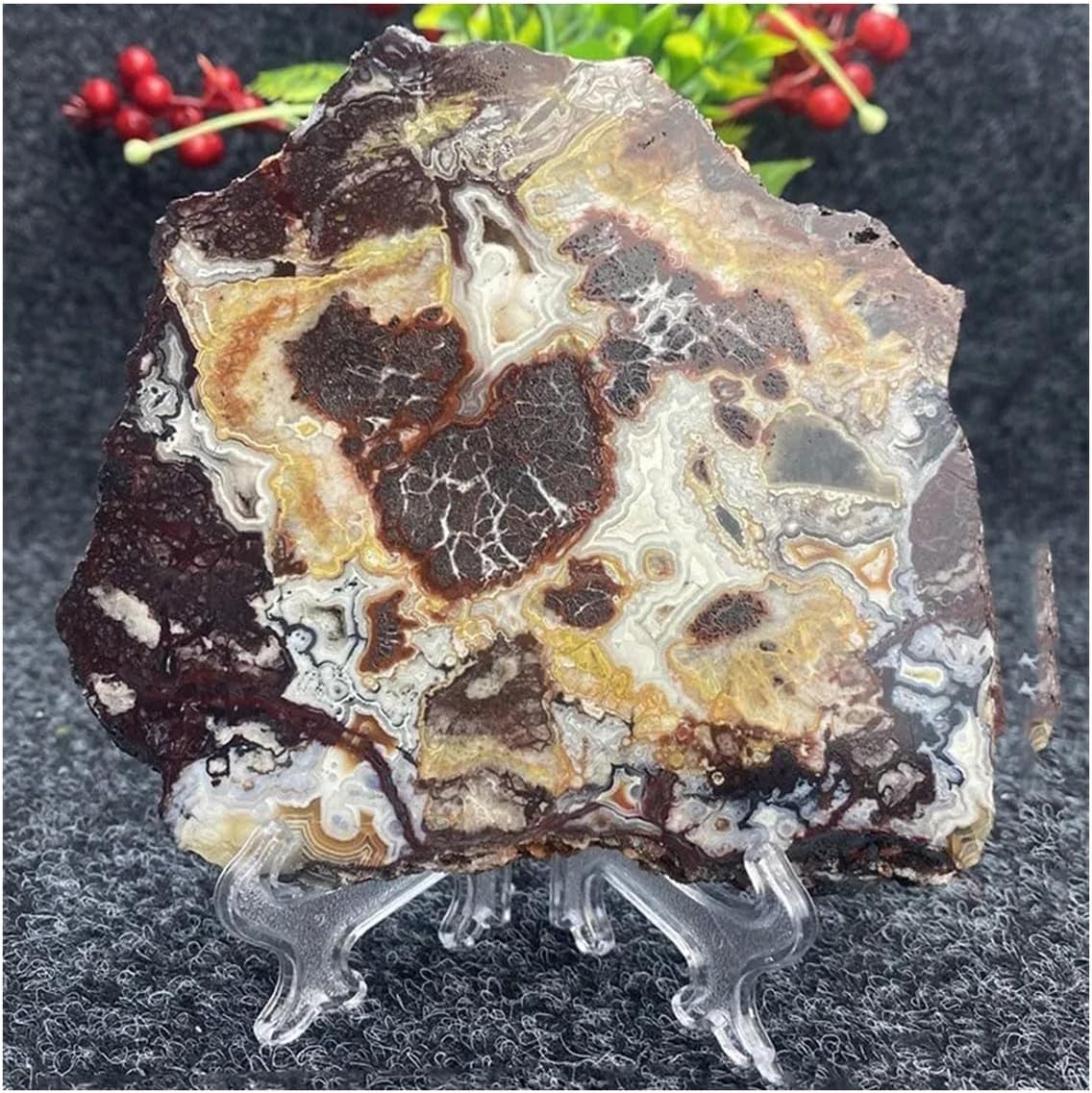 Crystal Stone Home Decor Natural Agate Geode Stone Flakes Raw Mineral Specimens Decorat