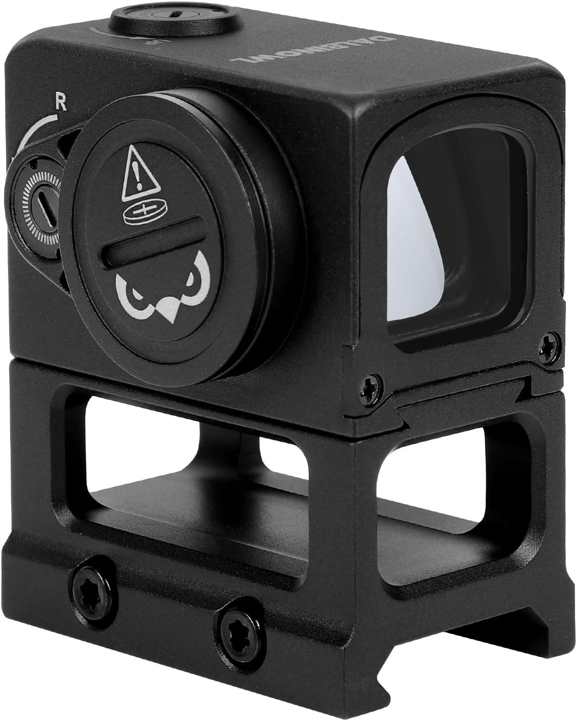 Enclosed Red/Green Dot Sights for ACRO Footprint - Motion Awake - 3 MOA Closed Emitter Reflex Sight - with Adapter Plates for RMR Footprint & Glock MOS & Picatinny Rails