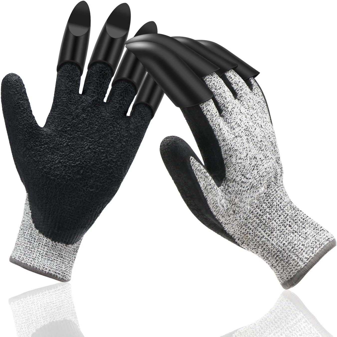 Gardening Gloves with Claws, EnPoint Garden Genie Gloves with Fingertips Claws, Quick & Easy, Safe for Rose Pruning, Tools for Digging Planting Weeding Seeding, Easter Gift for Gardeners Men Women