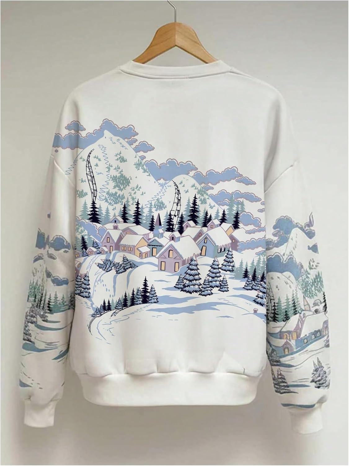 SOLY HUX Women's Graphic Sweatshirts Crew Neck Long Sleeve Novelty Baggy Pullover Tops - Image 4