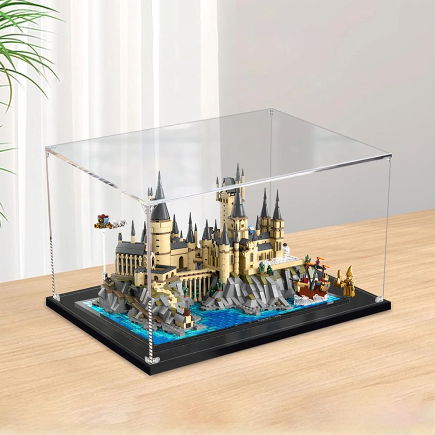 Boîte Vitrine Acrylique Compatible avec 76419 , Amélioré Présentoir Boîte Anti-Poussière Display Case Transparent Boîte d'affichage