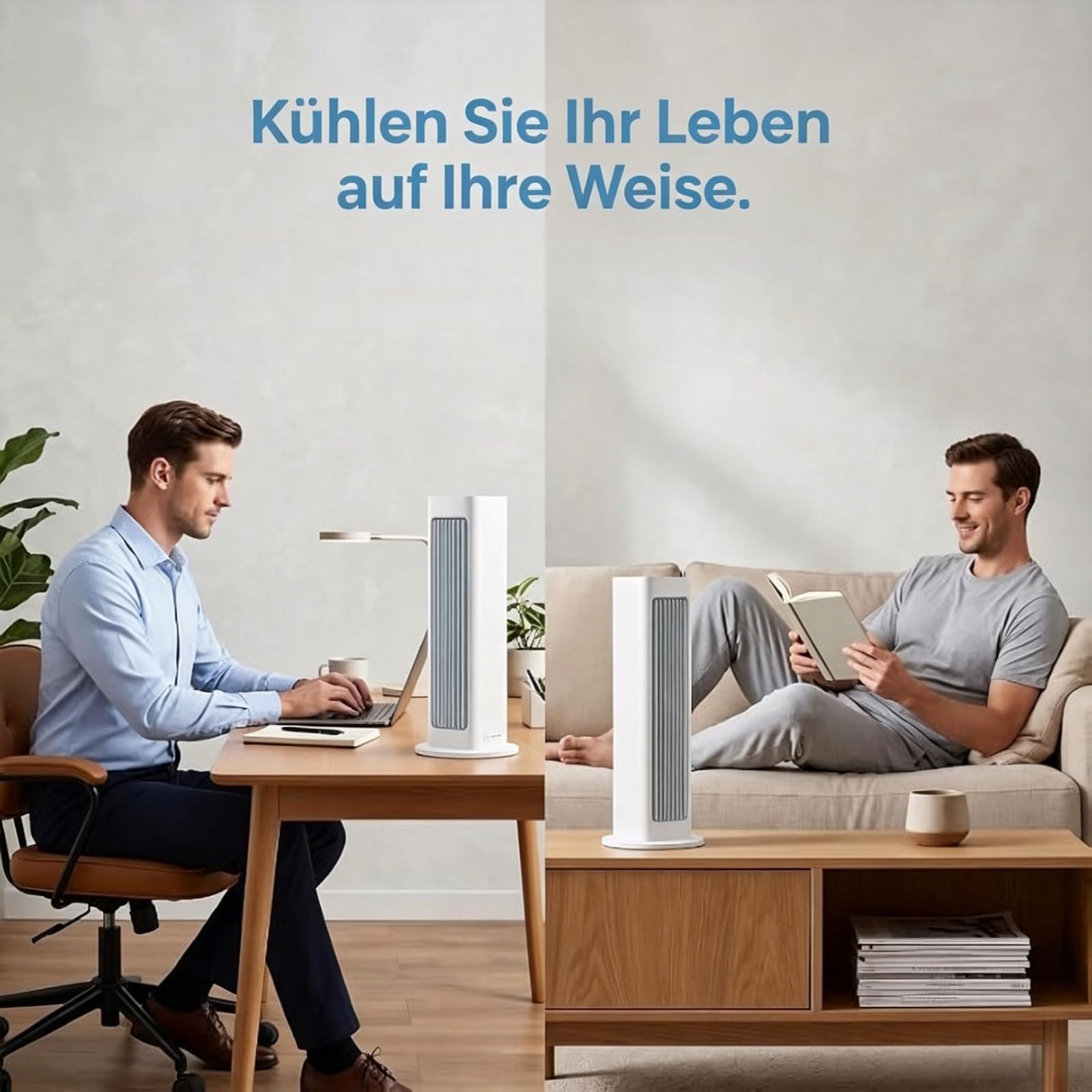 Polarbreeze-Qinux Polar Breeze Portable Air Conditioner Original,Tragbare Mini Klimaanlage,Mobiler Luftkühler mit Wandmontage,kompakte Kühlgerät mit hoher Windgeschwindigkeit