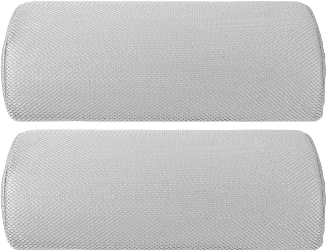 Housoutil 2pcs Comfortable Office Foot Rest Pillows with Ergonomic Leg Support, Soft Polyester and Sponge Material, for Leg Elevation and Relief at Home or Work
