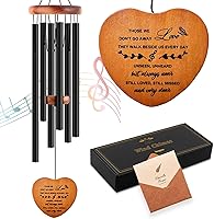 Vista 8 de Carillones de viento conmemorativos de condolencias, cestas de regalo de condolencias en memoria de un ser querido madre padre