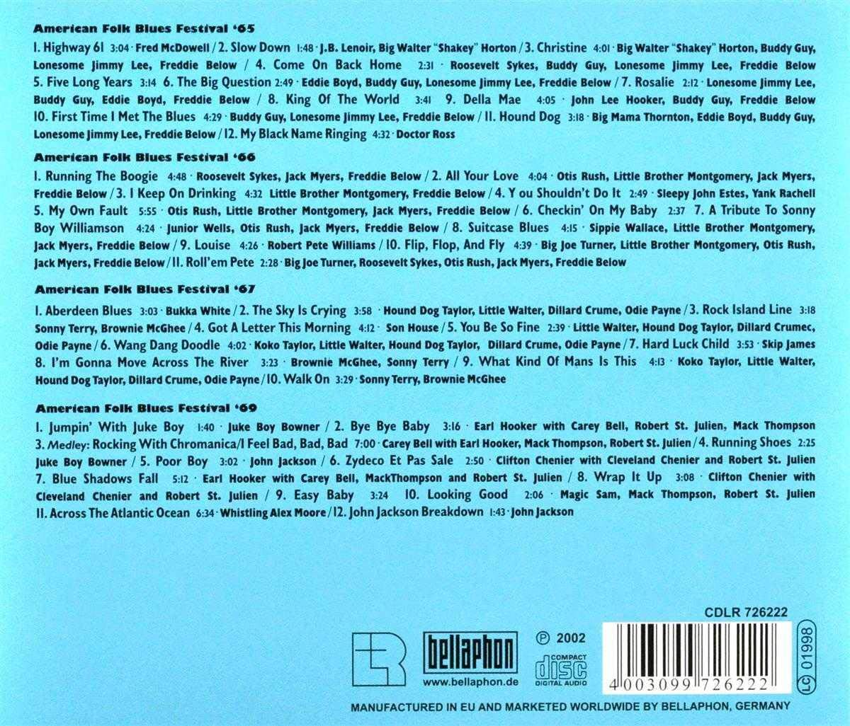 American Folk Blues Festival 1965-69