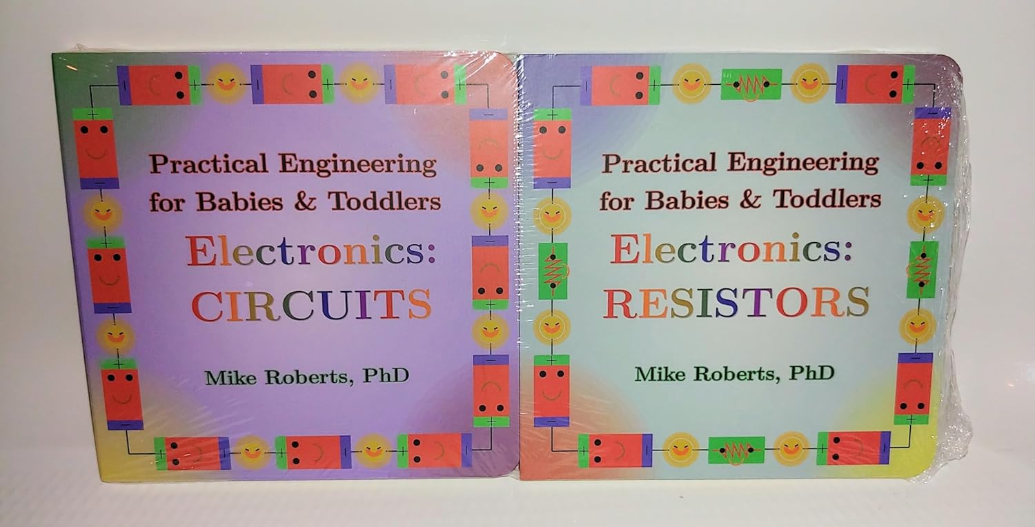 Practical Engineering Board Book Bundle Circuits & Resistors Mike