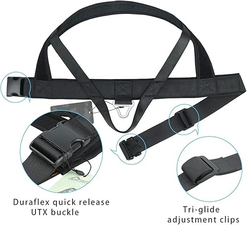 Miniatura 6 de EXCELLENT ELITE SPANKER Arnés acolchado para perro, sin tirones, ajustable de nailon para perros pequeños, arnés para pasear para perros pequeños,