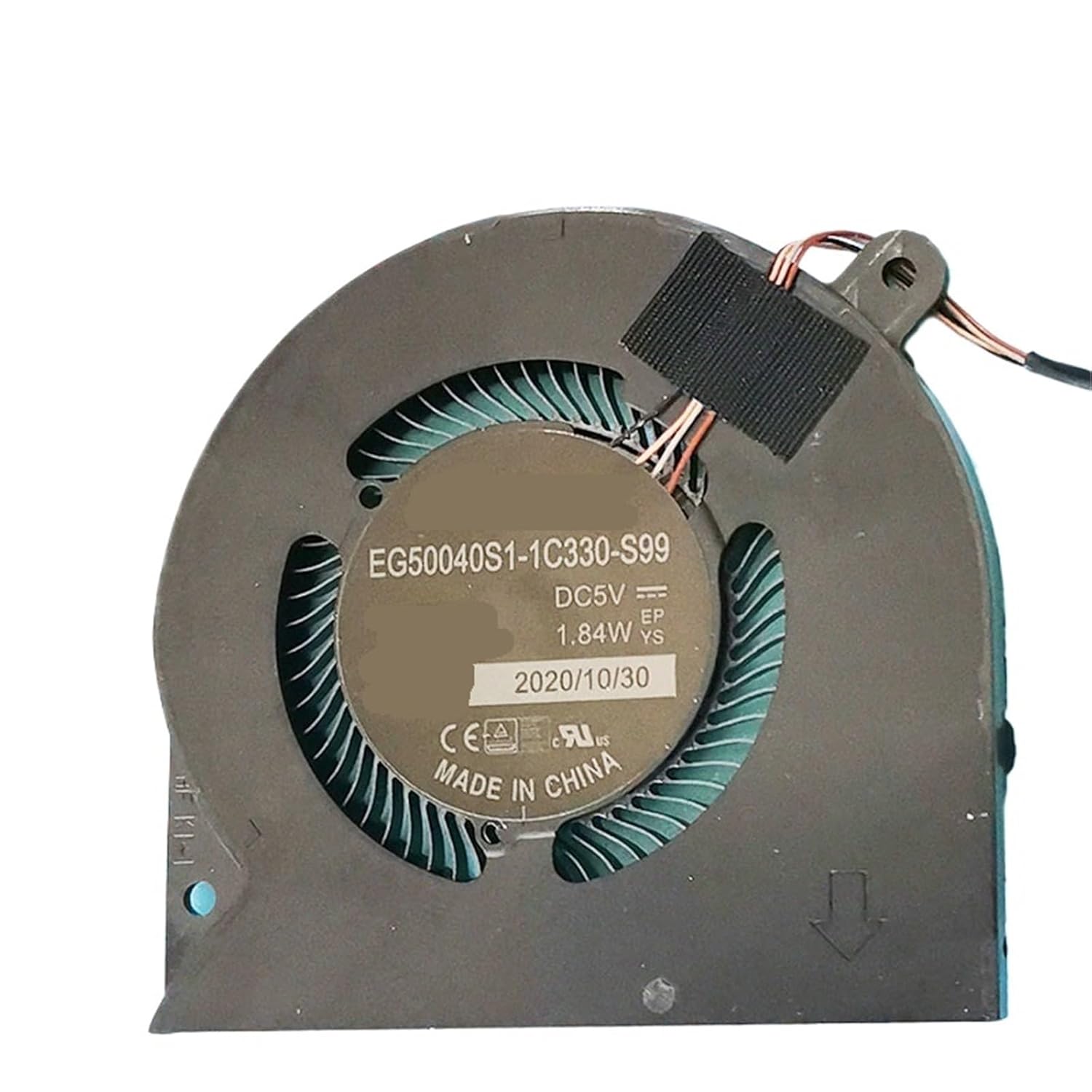 Laptop Cooling Fan Cooler Radiator for 13 RZ09-0357 RZ09-03571EM EG50040S1-1C330-S99 EG50040S1-1C370-S99 DC5V 1.84W(B Fan)